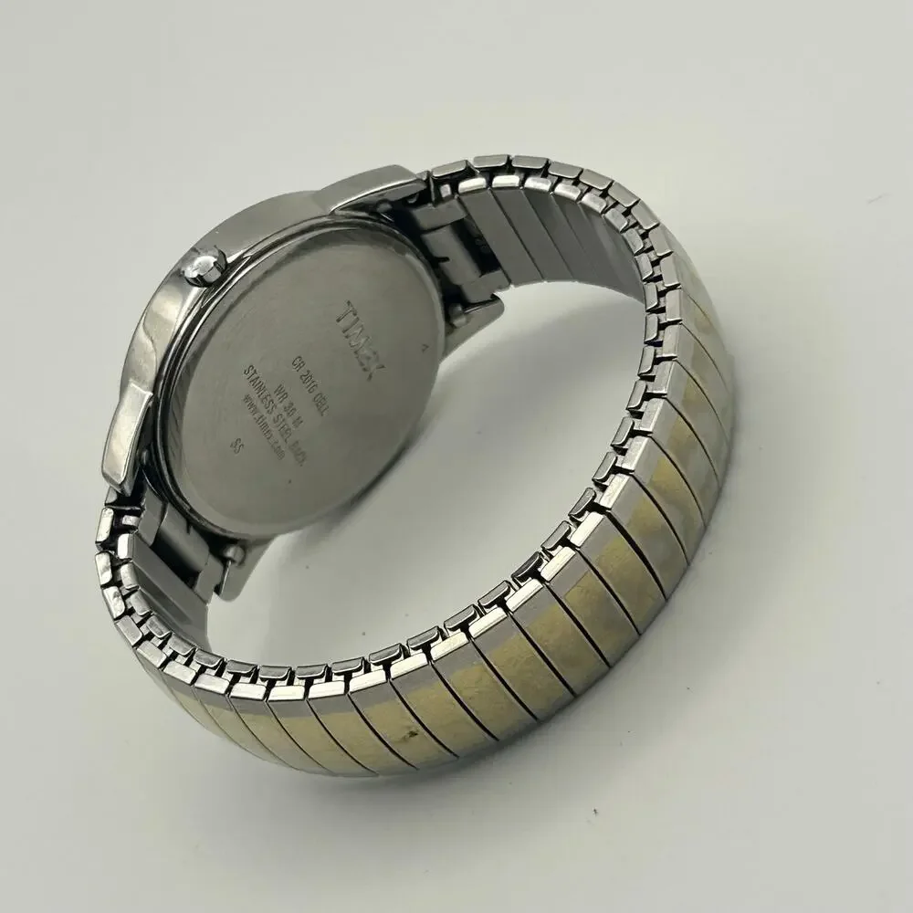 Timex Two-tone Easy Reader Men’s Watch Working New Battery